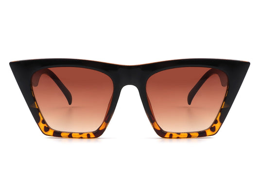 Lysira - Women Retro Cat Eye High Pointed Fashion Sunglasses