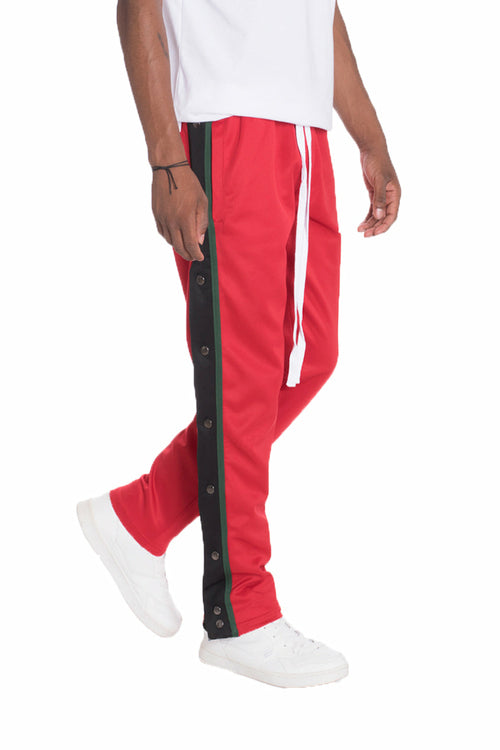 Snap Button Track Pants - LuxeSavo