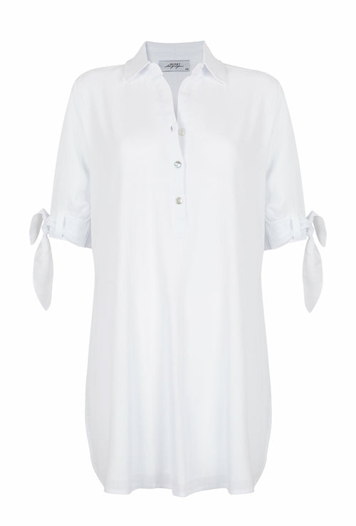 SHERV MINI DRESS - WHITE