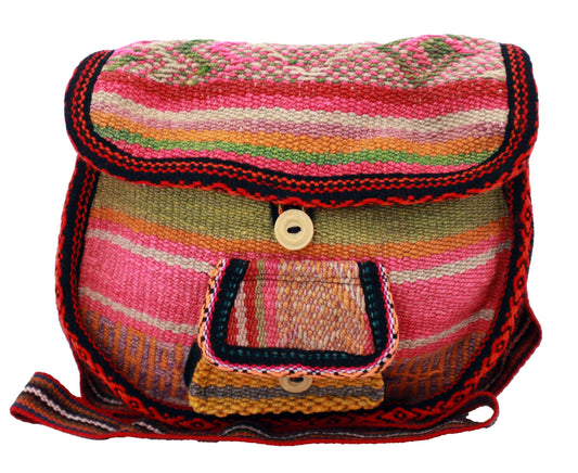 Artisan Woven, Refreshed, Button Crossbody Bag