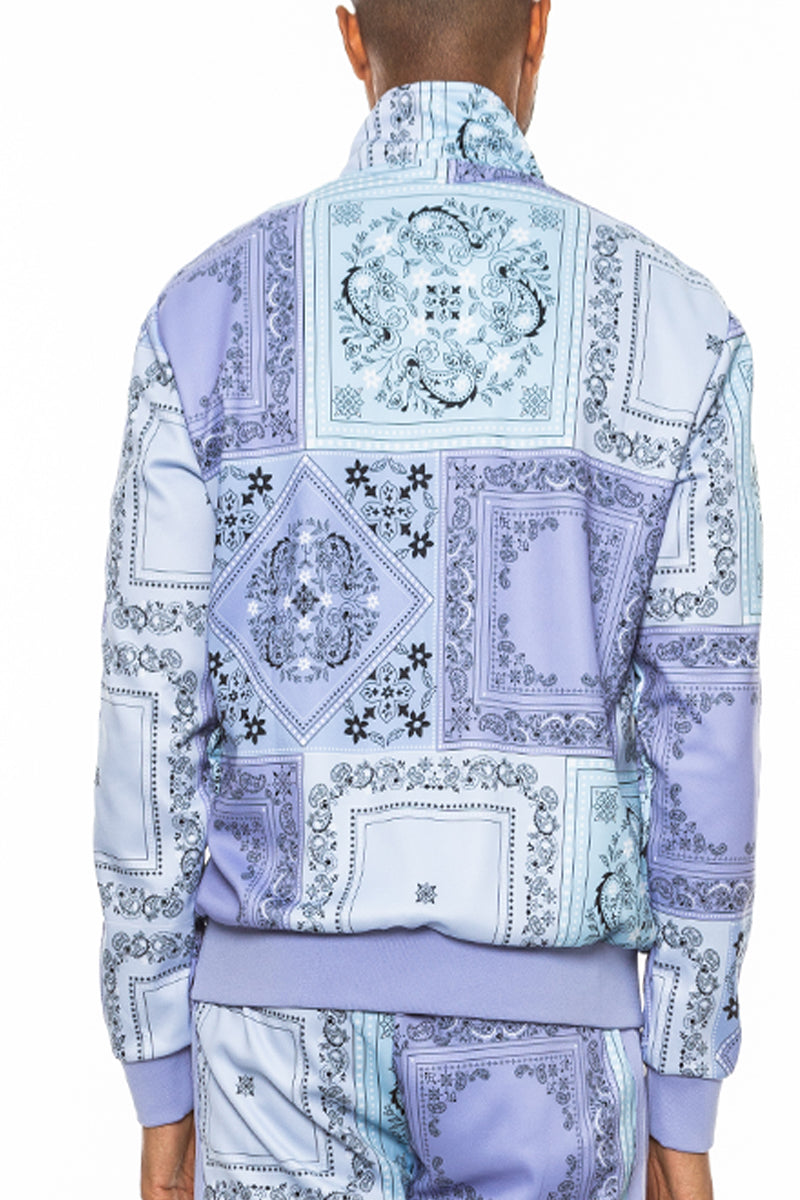 Paisley All Over Print Track Jacket